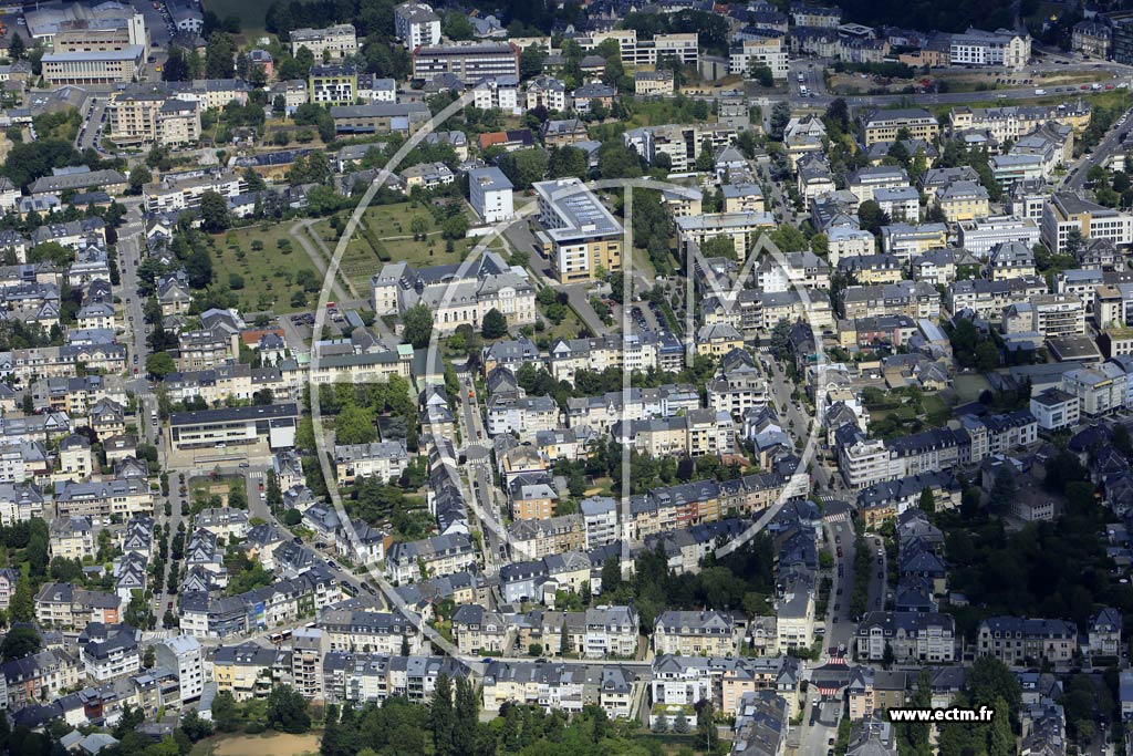 Photo arienne de Luxembourg (Belair)