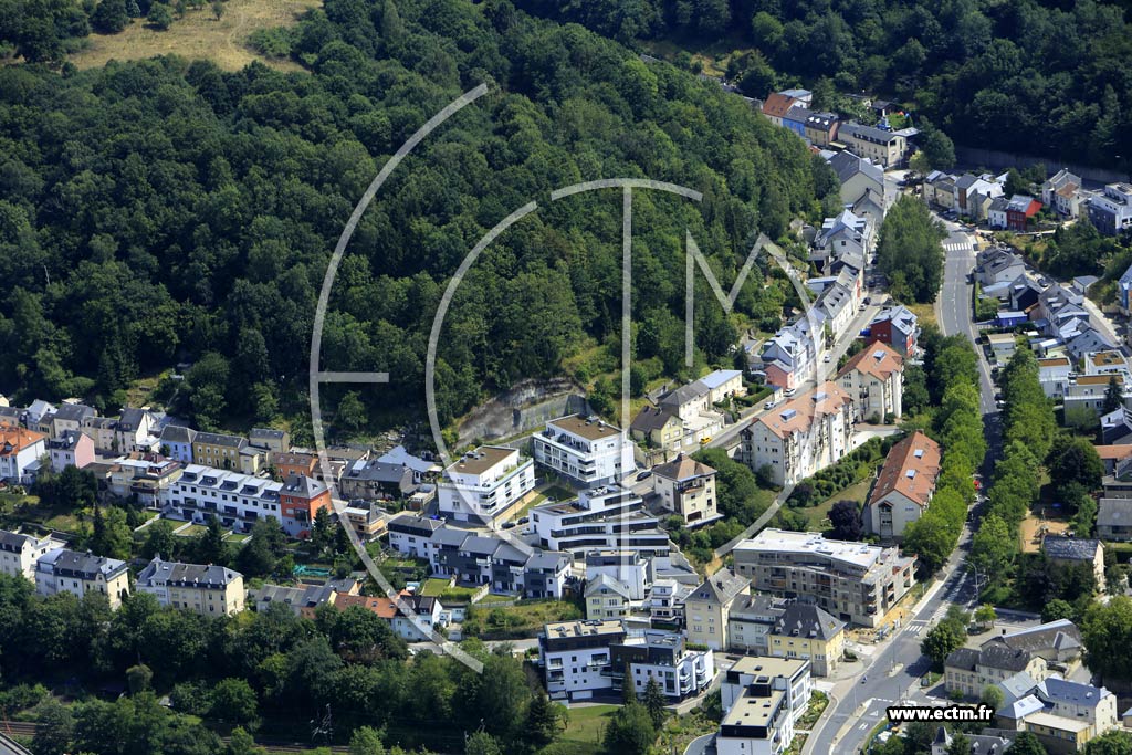 Photo arienne de Luxembourg (Weimerskirch)