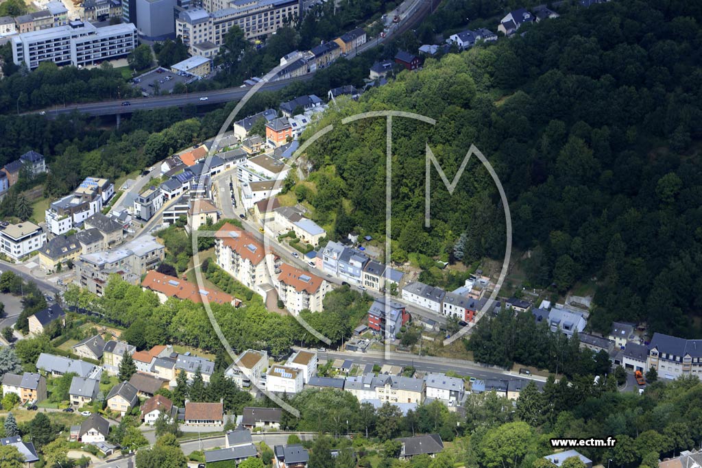 Photo arienne de Luxembourg (Weimerskirch)