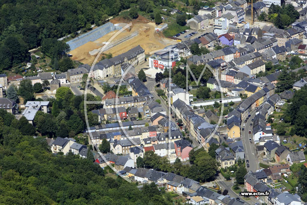 Photo arienne de Differdange