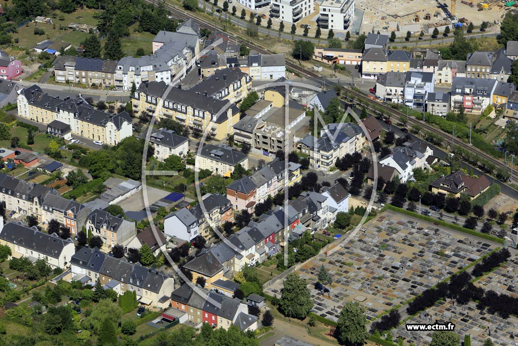 Photo arienne de Differdange