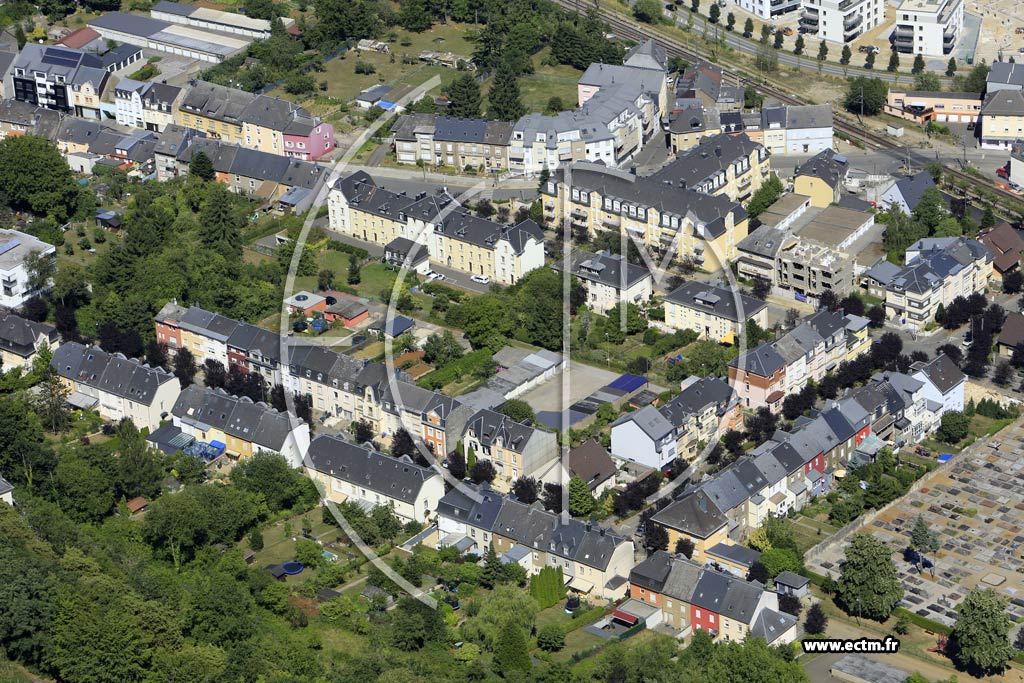 Photo arienne de Differdange