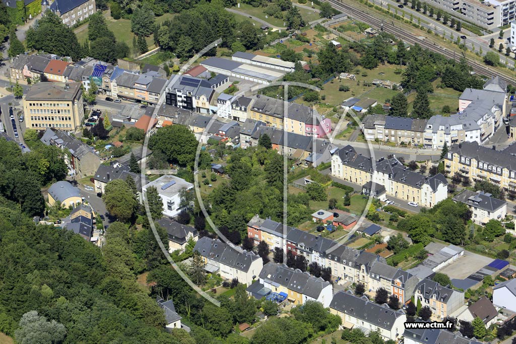Photo arienne de Differdange
