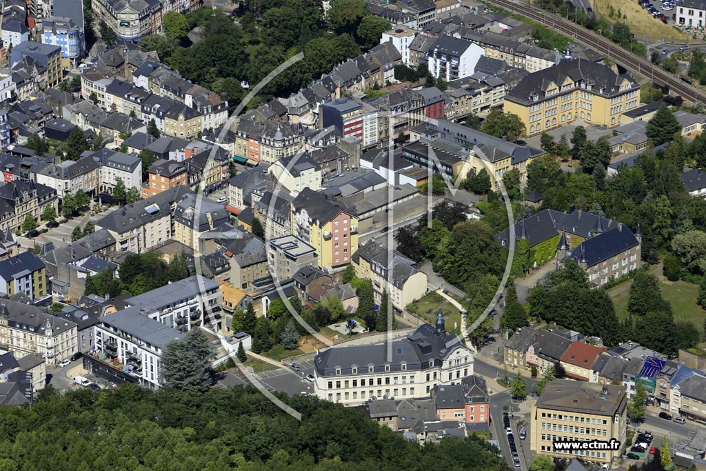 Photo arienne de Differdange