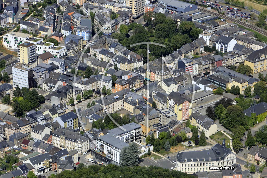 Photo arienne de Differdange