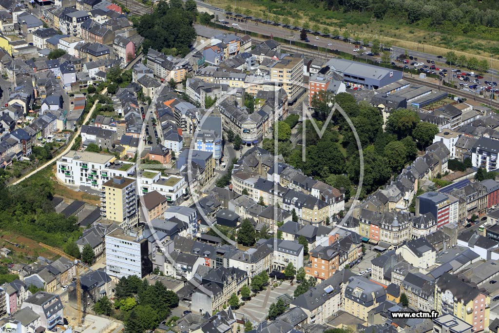 Photo arienne de Differdange