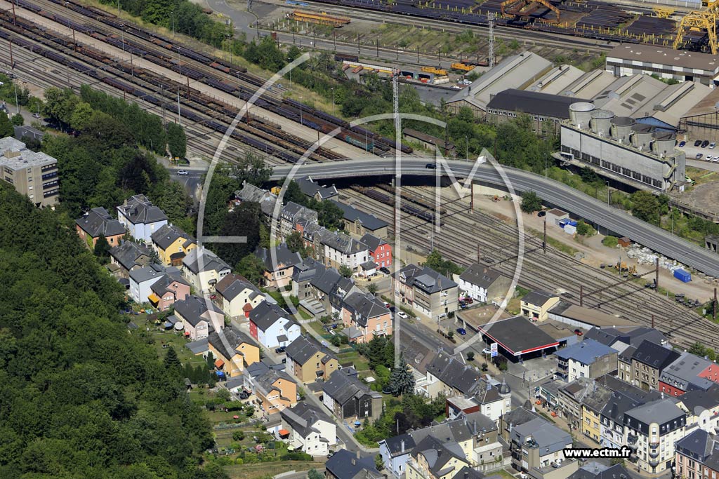 Photo arienne de Differdange