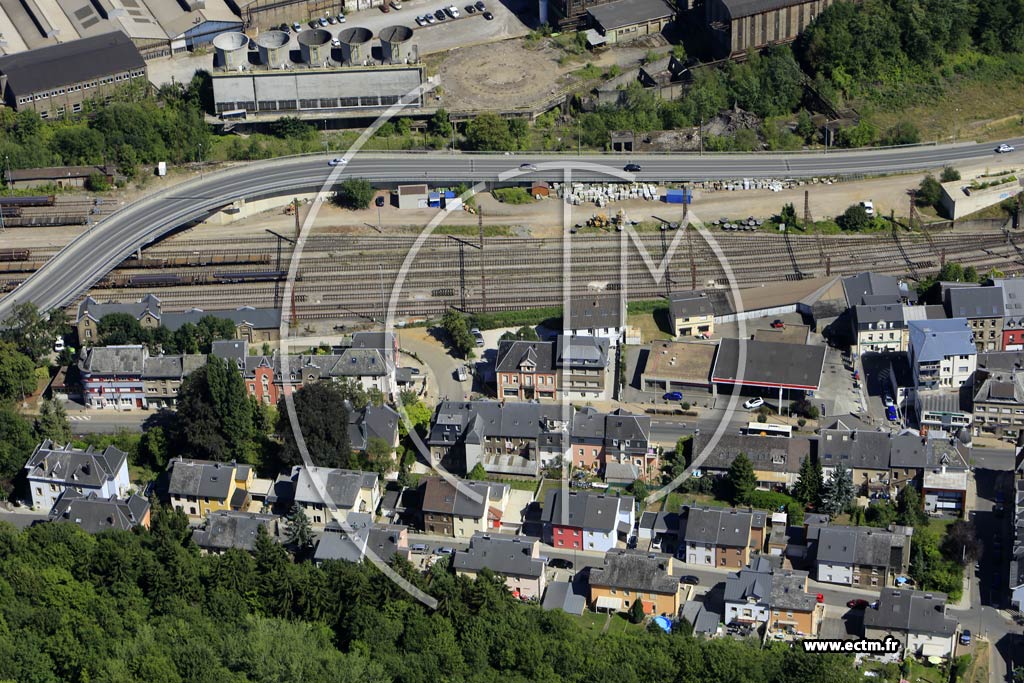 Photo arienne de Differdange