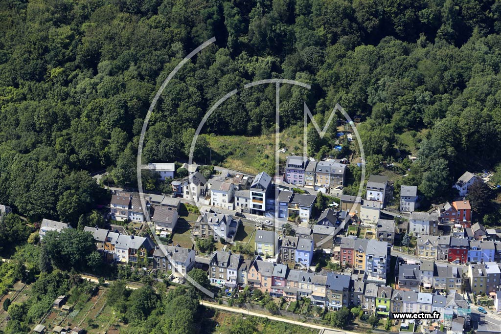Photo arienne de Differdange