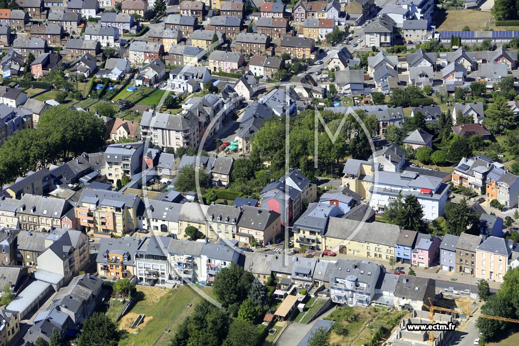Photo arienne de Differdange (Fuussbann)