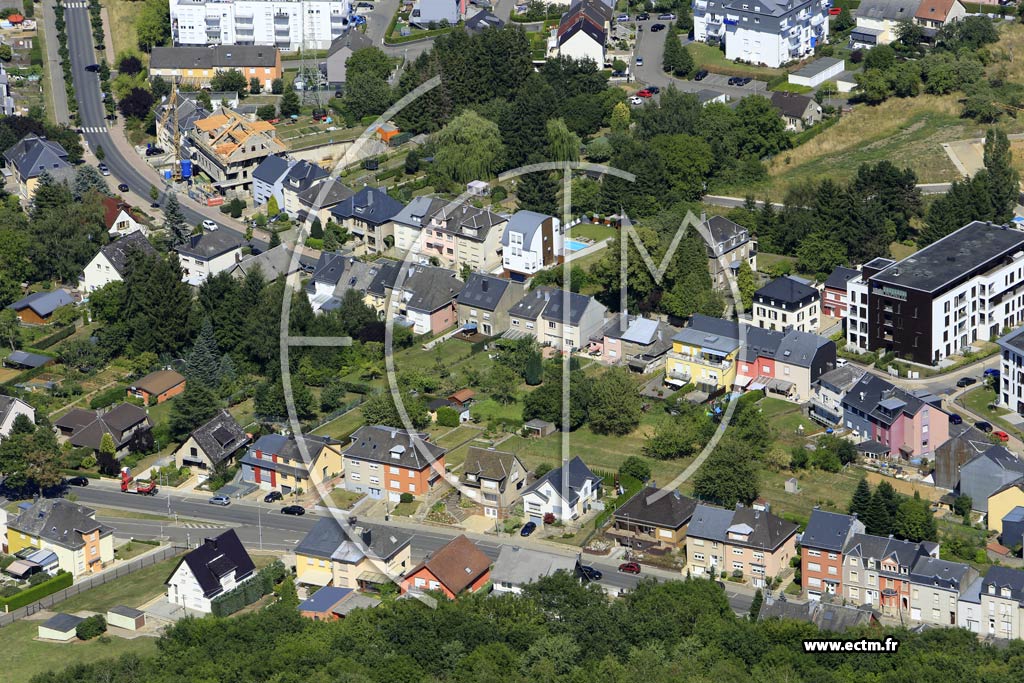 Photo arienne de Differdange (Niederkorn)