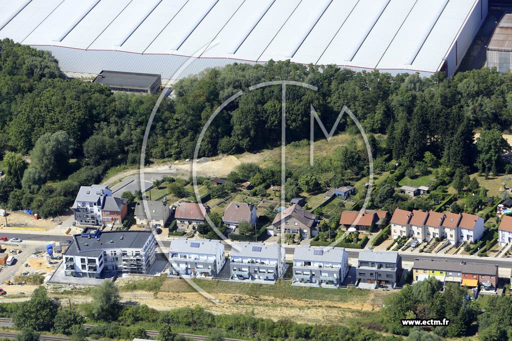Photo arienne de Differdange (Niederkorn)