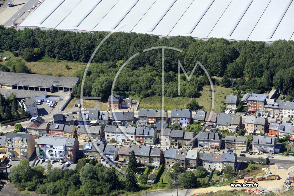 Photo arienne de Differdange (Niederkorn)