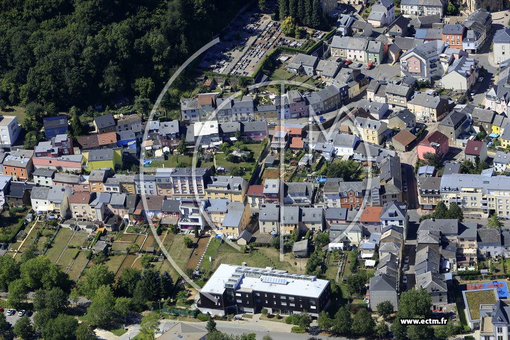 Photo arienne de Differdange (Niederkorn)