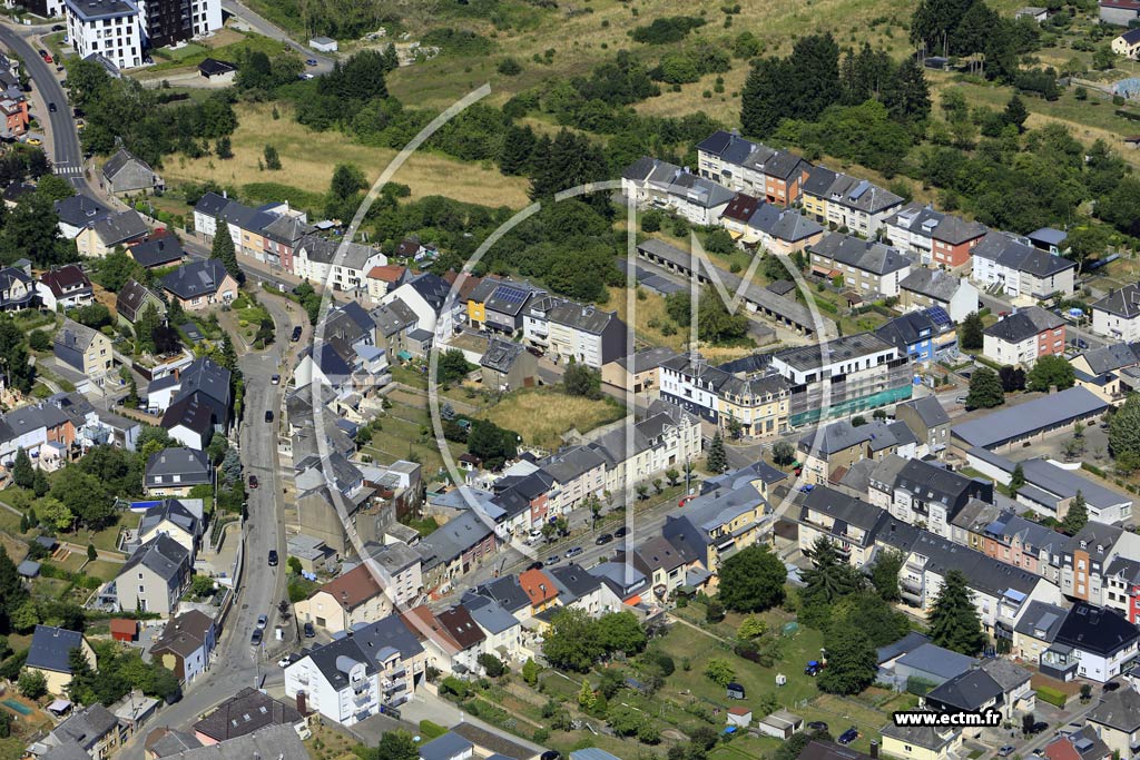 Photo arienne de Differdange (Niederkorn)