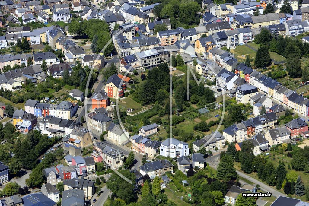 Photo arienne de Differdange (Obercorn)