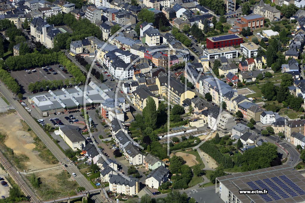 Photo arienne de Dudelange