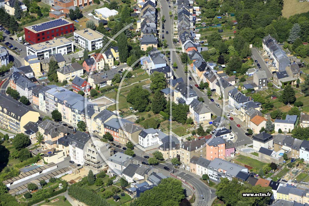 Photo arienne de Dudelange