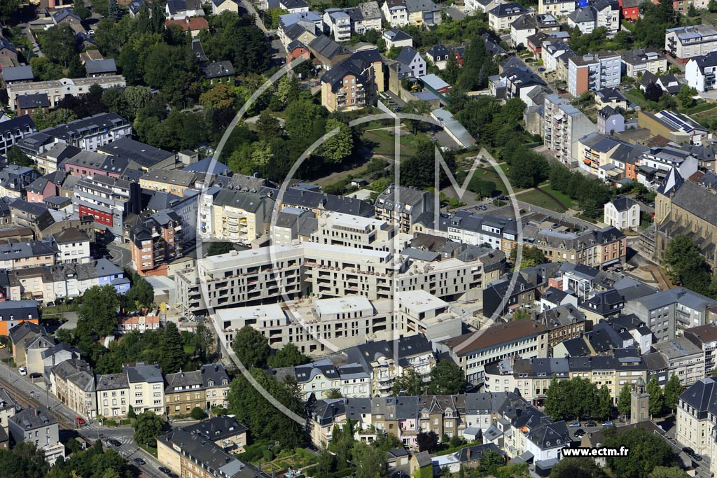 Photo arienne de Dudelange