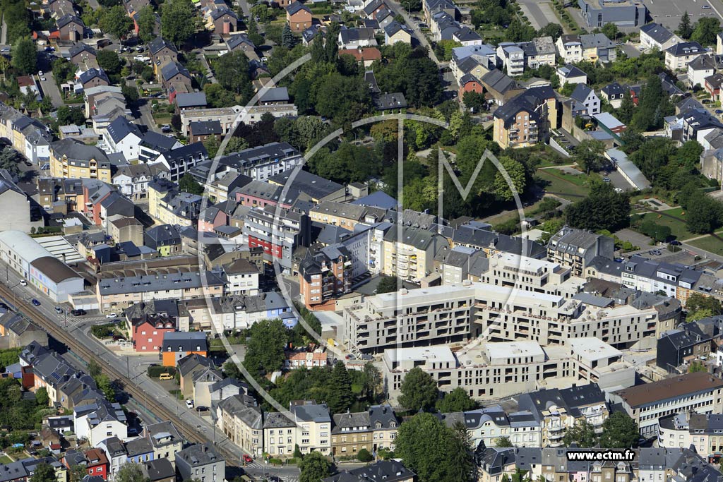 Photo arienne de Dudelange