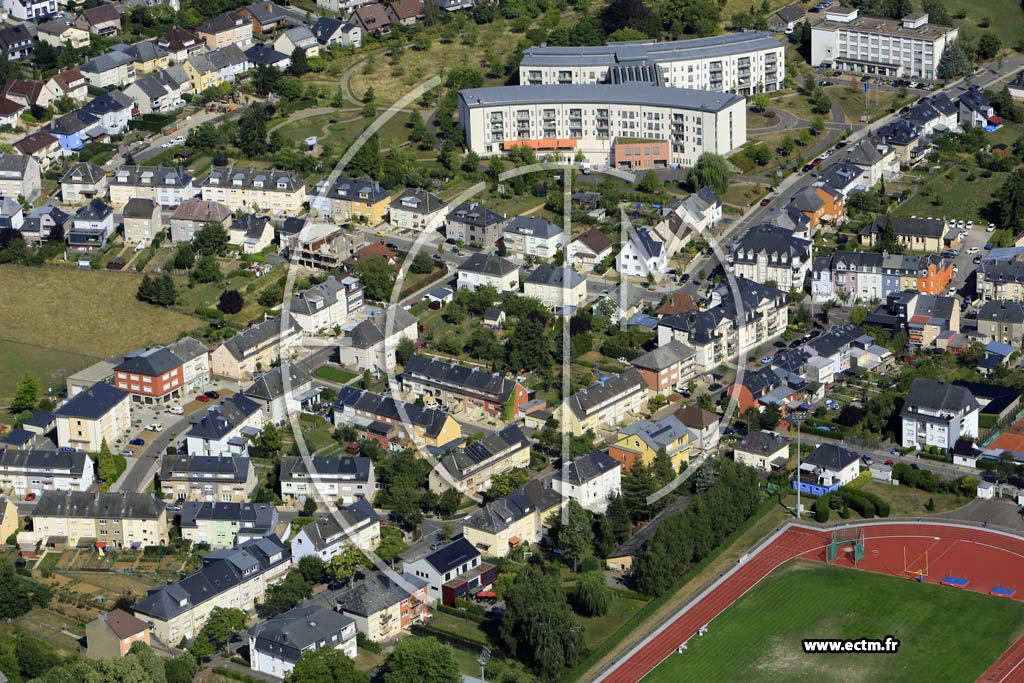 Photo arienne de Dudelange