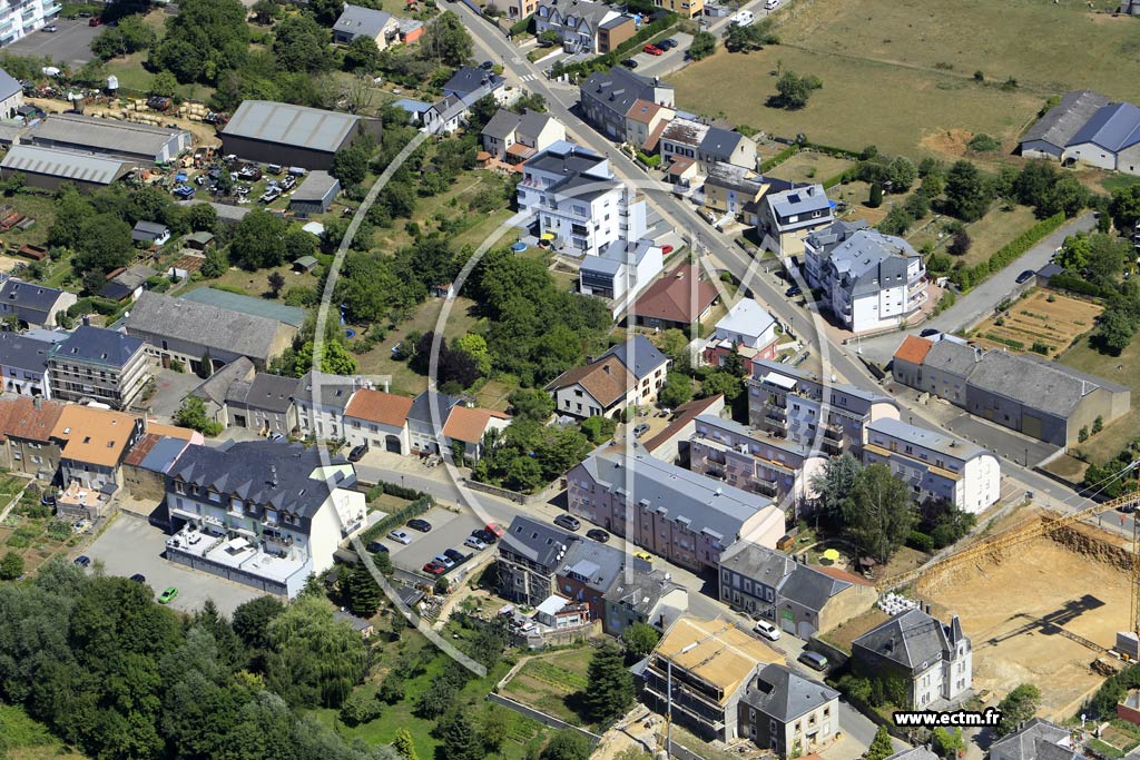 Photo arienne de Frisange (Aspelt)