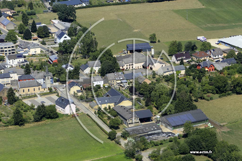 Photo arienne de Frisange (Hellange)