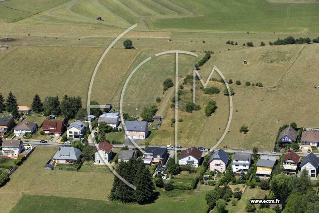Photo arienne de Frisange (Hellange)