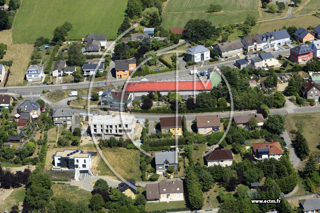Photo arienne de Mondercange (Bergem)