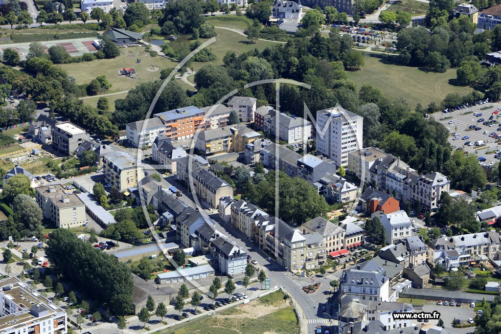 Photo arienne de Mondorf-les-Bains