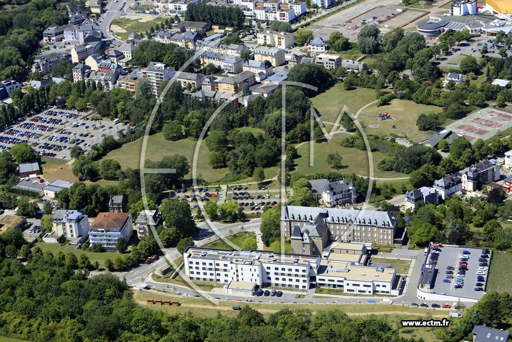 Photo arienne de Mondorf-les-Bains