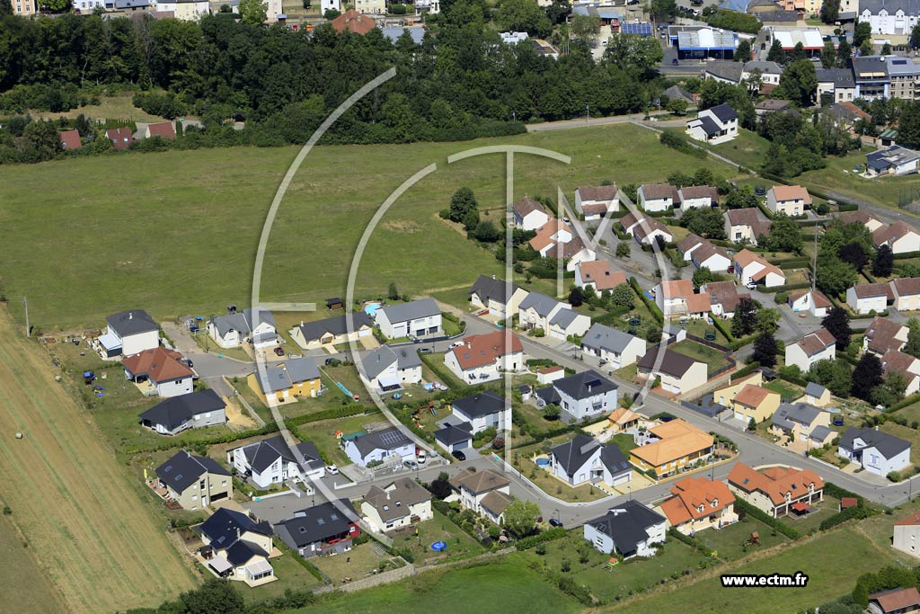Photo arienne de Mondorf-les-Bains