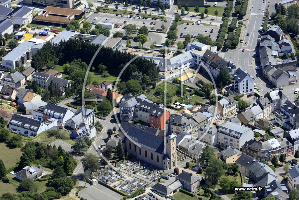 Photo arienne de Mondorf-les-Bains