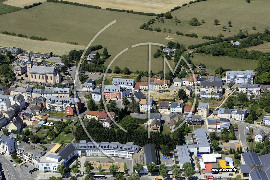 Photo arienne de Mondorf-les-Bains