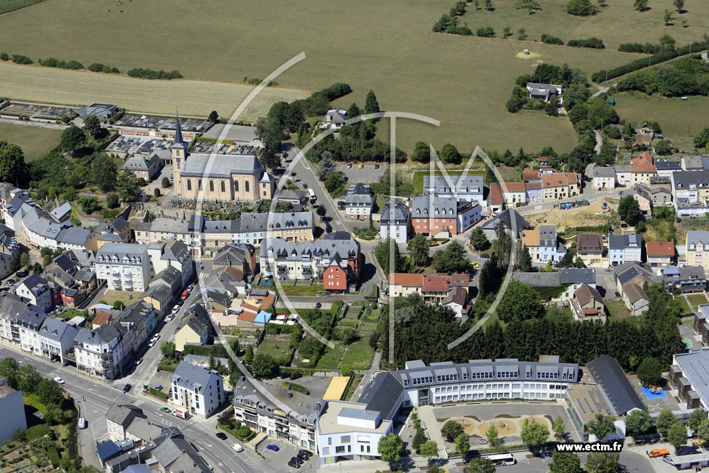 Photo arienne de Mondorf-les-Bains