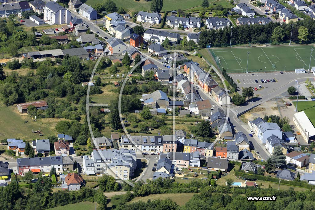 Photo arienne de Ptange (Rodange)
