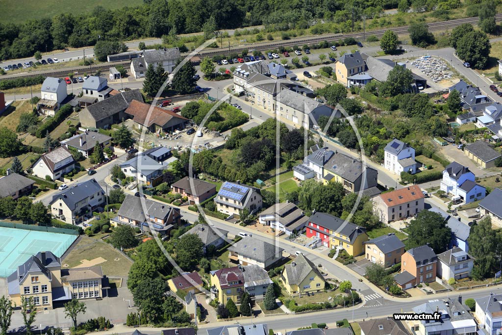 Photo arienne de Roeser (Bivange)
