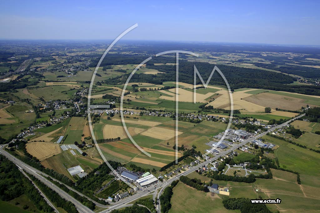 Photo arienne de Arlon (Viville)