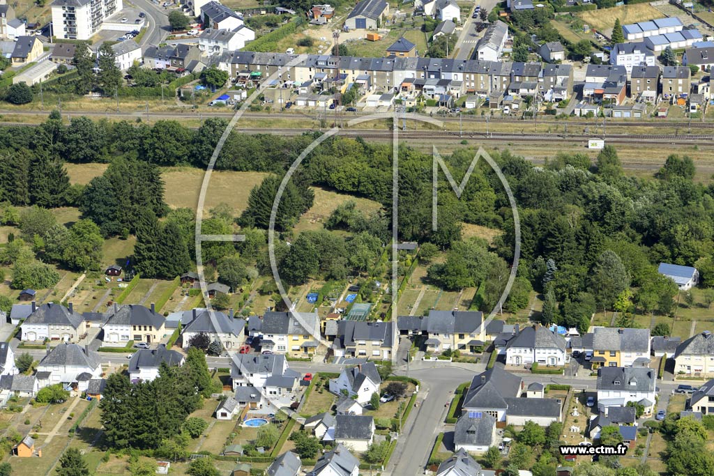 Photo arienne de Athus (Ouest)