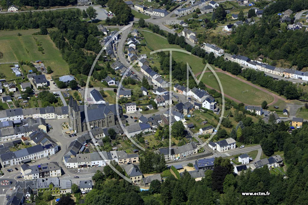 Photo arienne de Habay-la-Neuve (Centre)