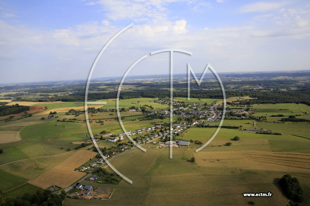 Photo arienne de Meix-le-Tige