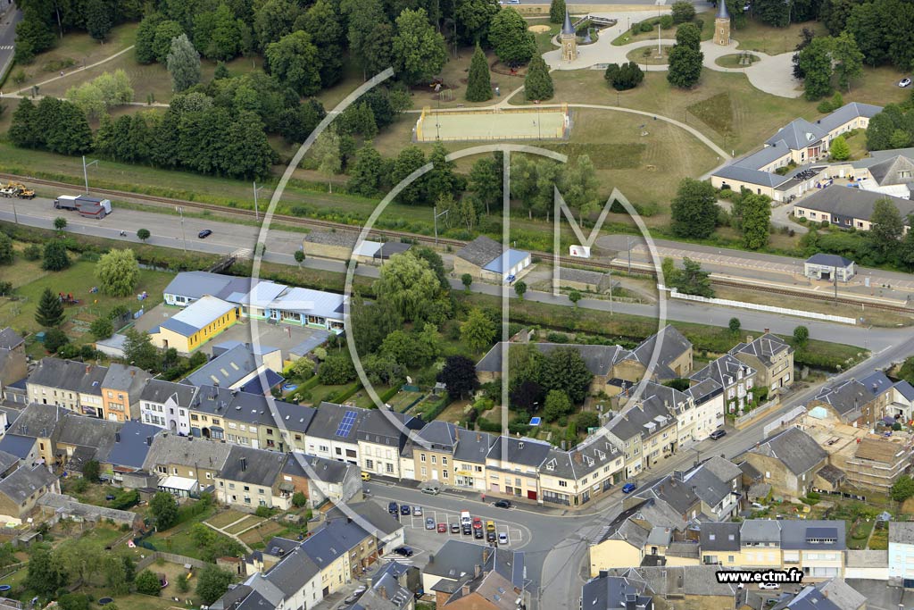 Photo arienne de Messancy