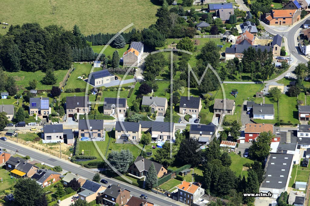 Photo arienne de Juprelle (Quartier de la Rue Provinciale)