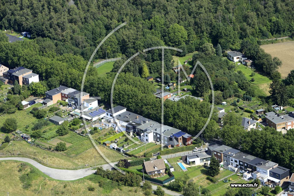 Photo arienne de Lige (Haut-des-Tawes)