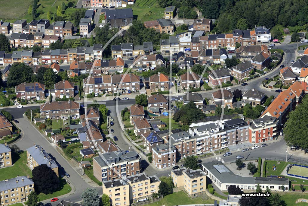 Photo arienne de Lige (Sainte-Walburge)