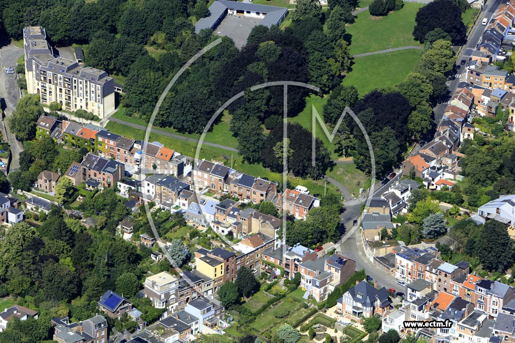Photo arienne de Lige (Sainte-Walburge)