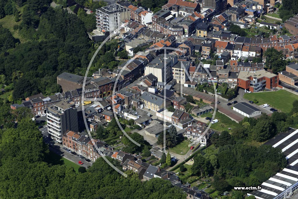 Photo arienne de Lige (Sainte-Walburge)