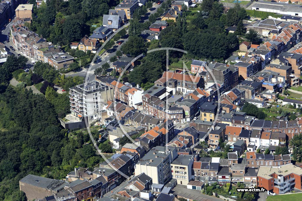 Photo arienne de Lige (Sainte-Walburge)