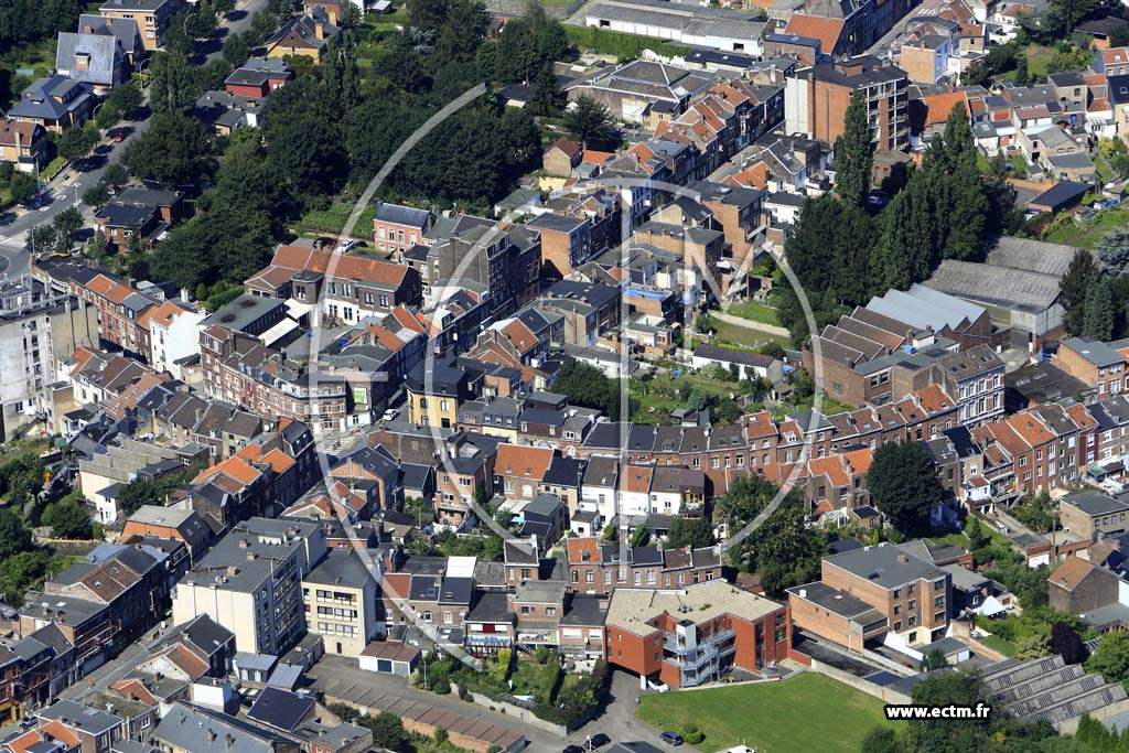 Photo arienne de Lige (Sainte-Walburge)