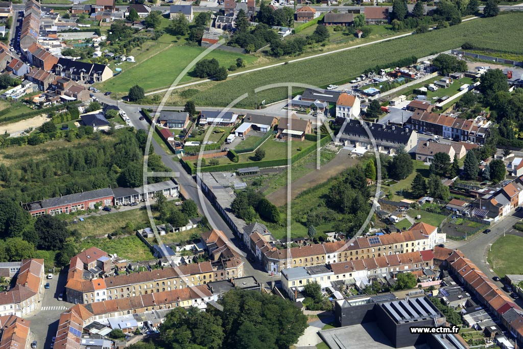 Photo arienne de Saint-Ghislain